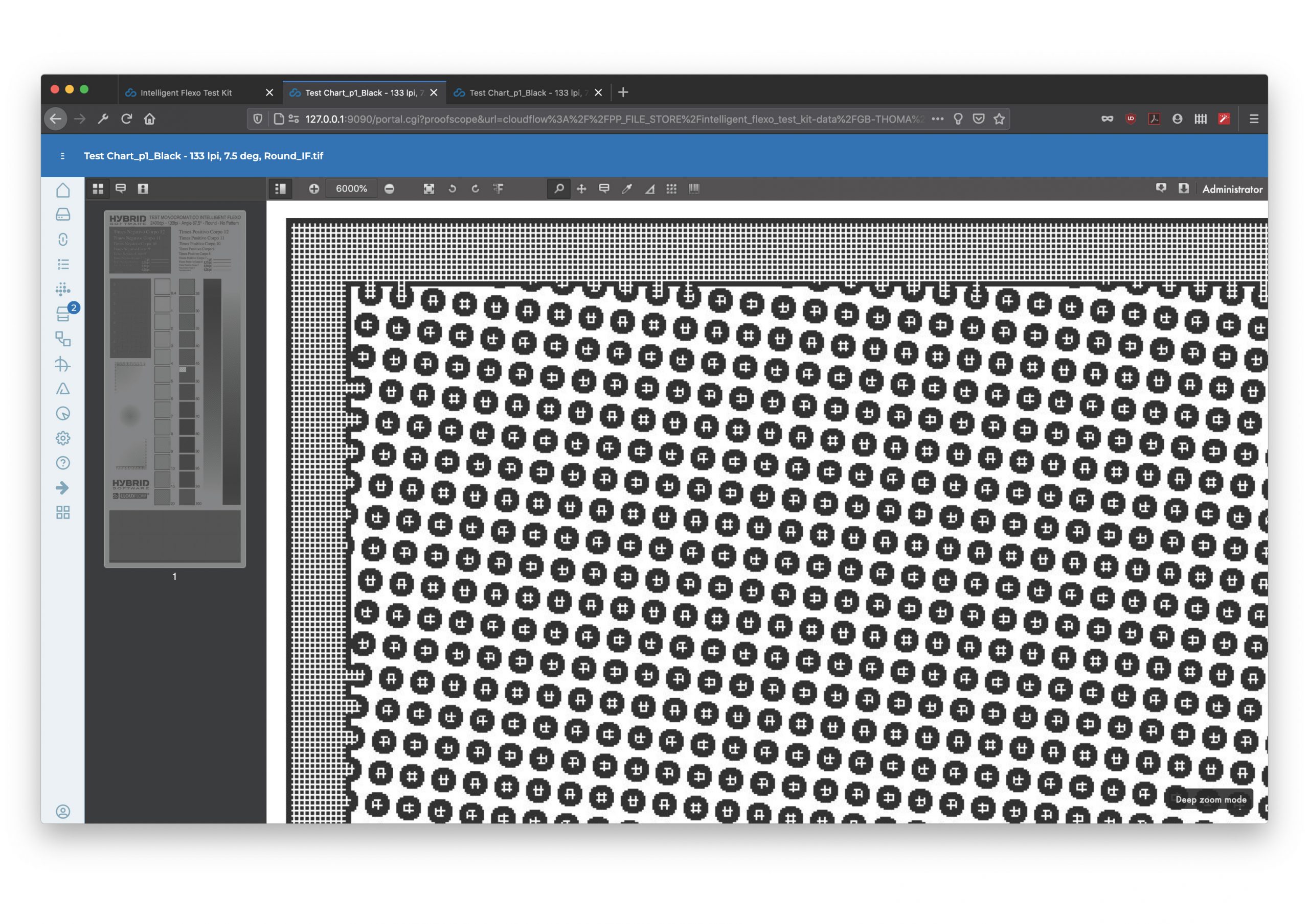 HYBRID Software Intelligent Flexo Cell Wall Result